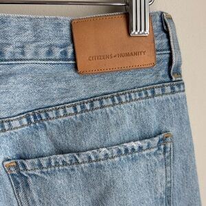 Citizens Of Humanity Light Blue Straight Leg Jeans